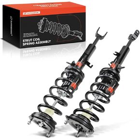 A-Premium Front Complete Strut & Coil Spring Assembly Compatible with Infiniti G35 2003 2004 2005 2006 2007, RWD, Coupe, 2-PC Set
