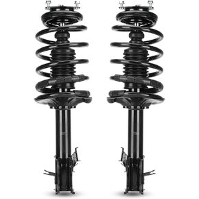 Front Left & Right Side Struts w/Coil Springs Shock Absorbers for 2002 2003 2004 2005 2006 Nissan Sentra 1.8L 2.5L Replace for 172105 172106 1332355L 1332355R (Set of 2)