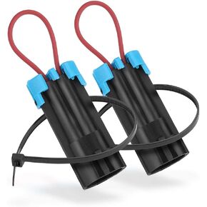 KEMIMOTO Seat Belt Bypass, UTV Harness Override Compatible with Polaris Ranger RZR CAN-AM Defender Maverick Commander(2 PCS)