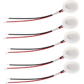 5PCS 16mm Ultrasonic Mist Maker Fogger Ceramics Discs with Wire & Sealing R