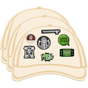 3Pcs Wooden Trucker Cap Template Palette, Trucker Hat Patches Hat Patches Templates Patch Hat Tool Patch Board Design Supplies, Trucker Accessories Perfect for Designing Your Own Special DIY Hat