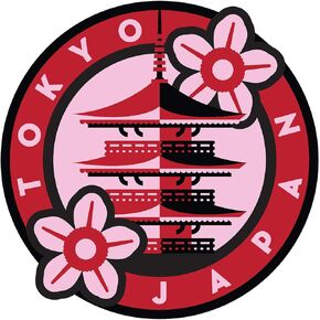 Vagabond Heart Tokyo Sticker - Weatherproof Vinyl Japan Souvenir Decal
