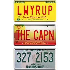 Breaking Bad | LWYRUP + The CAPN + 327 2153 | Metal Stamped License Plates