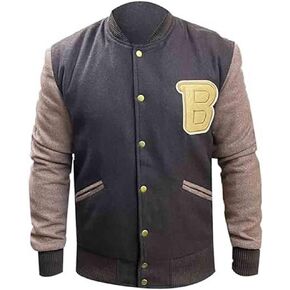 Hot-line-Miami Wool Varsity Jacket Iconic Letterman Bomber
