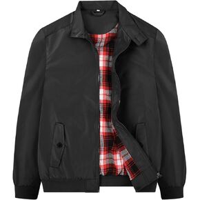 MADHERO Mens Golf Jacket Spring Fall Full Zip Lightweight Windbreaker Light Jackets