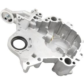 Timing Cover with oil pump Compatible with 97-05 Ford F150 4.2L 97-03 VAN E250 4.2L 04-05 FREESTAR 04-05 MONTEREY 03-04 MUSTANG 3.9L 96-04 MUSTANG 3.8L 96-03 WINDSTAR 3.8L Replace TC232EN