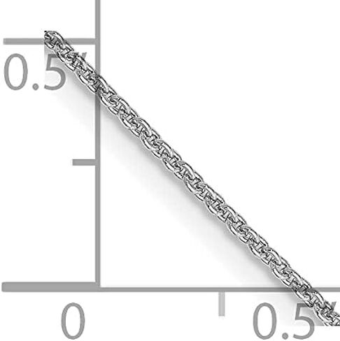 ليكس آند لو قلادة من الذهب الأبيض عيار 10 قيراط بقطر 0.9 مم in Kuwait