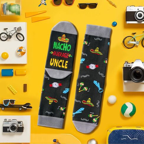 HAPPYPOP Funny Dad Socks Fathers Day Socks, Dad Birthday Gifts, Funny Gifts For Dad From Daughter Son, Father Gifts in Saudi Arabia