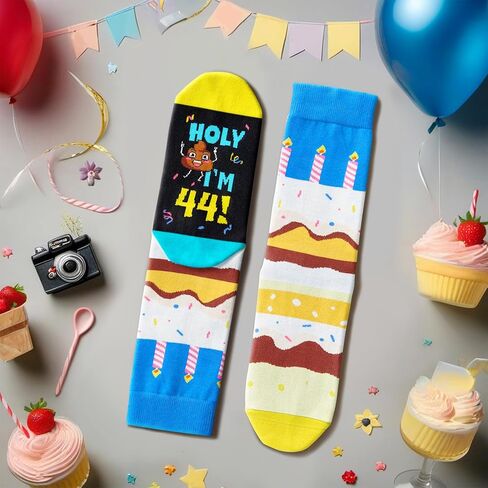 HAPPYPOP 45th Birthday Gifts Ideas Socks - Gifts for Guys in Their 45s, 45 Year Old Gifts, 45th Birthday Socks in Saudi Arabia