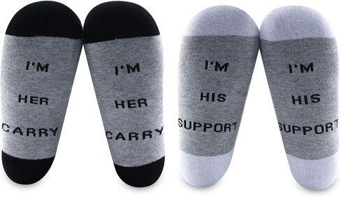 MBMSO Game Lover Socks Gamer Couple Gifts Inspired Support and Carry Gaming Socks Boyfriend Girlfriend Gifts in Kuwait