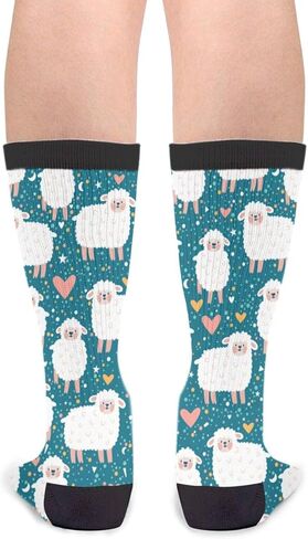 Men Women Casual Socks Funny Funky Novelty Crew Tube in Saudi Arabia