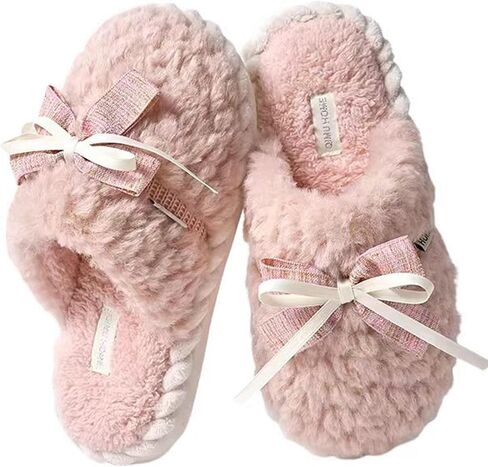 Women's Fuzzy Slippers with Memory Foam Cory House Slippers Indoor and Outdoor Anti-Skid Sole Warm Gifts for Women Mom Ladies in Saudi Arabia