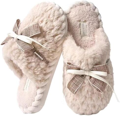 Women's Fuzzy Slippers with Memory Foam Cory House Slippers Indoor and Outdoor Anti-Skid Sole Warm Gifts for Women Mom Ladies in Saudi Arabia