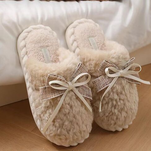 Women's Fuzzy Slippers with Memory Foam Cory House Slippers Indoor and Outdoor Anti-Skid Sole Warm Gifts for Women Mom Ladies in Saudi Arabia