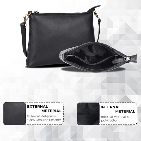 Ozora Leather Small Crossbody Purses for Women Mini Travel Purse with Adjustable Strap Leather Wristlet Purses in Saudi Arabia