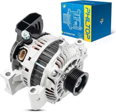 PHILTOP Alternator Compatible with Mazda 2 2011-2014 High Amp Alternators Replace 11578N 12V 90Amp CW S6 6-Groove Pulley in Saudi Arabia