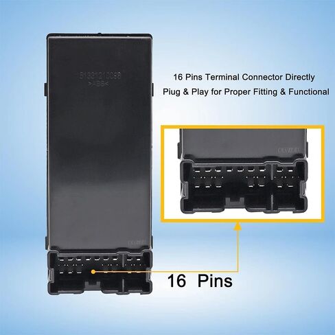 Power Master Window Control Switch Front Left Driver Side Compatible with Nissan Maxima 2009 2010 2011 2022 2013 2014 Replace 25401-9N00E 254019N00E in Kuwait