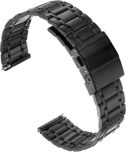 Carty Stainless Steel Watch Bands for Men,Adjustable Watch Strap 20mm 22mm Metal Watch Strap Replacement Solid Metal Watch Band in Saudi Arabia