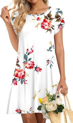 HOTGIFT Women's Summer Cover Ups Dress Loose Soft Cover Up for Swimwear Beach Sundress in Saudi Arabia