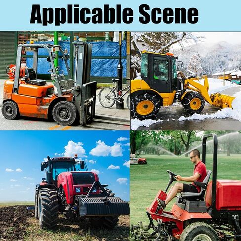 Universal Adjustable Forklift Seat with Safety Belt and Armrest,Adjustable Backrest Tractor Seat Replacement for Tractor Excavator, Skid Loader, Backhoe Dozer Telehandler in Saudi Arabia
