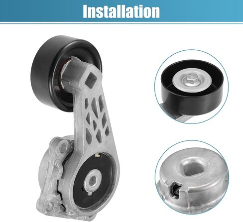 X AUTOHAUX Belt Tensioner Pulley Assembly No.1L3Z6B209AA/F75Z6B209DA for Ford E-150 2003-2014 for Ford E-150 Club Wagon 2003-2005 in Saudi Arabia