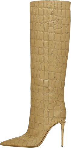 Women's Pointed Toe Knee Thigh High Boots Leopard Print Wide Calf Boots for women Sexy Fashion tall Boots in Kuwait