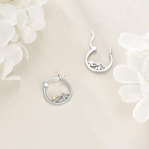 Small Hoop Earrings 925 Sterling Silver Huggie Cute Jewelry Birthday Gifts for Women in Saudi Arabia