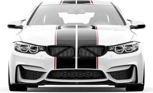 شريط مقلم من الفينيل اللامع باللون الأحمر الداكن 3M 50 - ملصقات خطوط مخططة من الفينيل، مخطط (لفة 1/4 بوصة × 150 قدم) in Kuwait