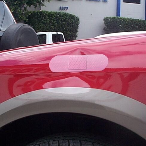 Bandage Band Aid Decal Sticker (3 Pack) 1-9 x 3 Inch and 2-5 x 1.67 Inch - Perfect Funny Coverup for Any Ouchy, Boo-Boo or Blimish (Pink) in Kuwait