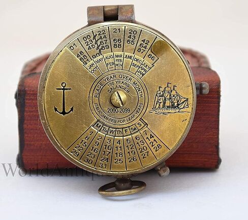Engraved Brass Compass- Personalized Sundial Compass, Viking Compass Gift to Her, Gift for My Husband My Boyfriend Fathers Mothers, Valentines in Kuwait