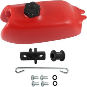 WFLNHB FT49070 Fuel Tank Replacement for Honda ATC70 1978-1985, ATC70K 1972-1974 Red Plastic 123-6-9075