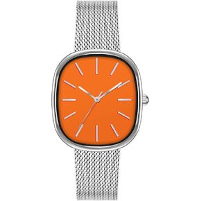 Bisley Women's Watch Stainless Steel Mesh Watch Easy to Read Analog Watch Waterproof Watch
