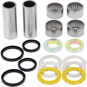 All Balls Racing 28-1202 Swing Arm Bearing Kit Compatible with/Replacement for Yamaha WR250F 2015-19, YZ250F 2014-19, YZ250FX 2015-19, WR450F 2016-18, YZ450F 2010-19, YZ450FX 2016-19