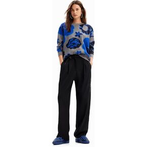 Desigual womens Woman Flat Knit Thin Gauge Pullover