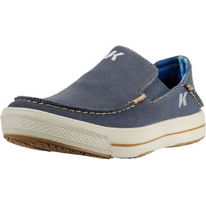 Korkers Men's Fish Moc Tarpon w/Fixed Kling-On Deck Soles