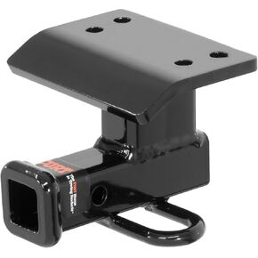 CURT 12097 Class 2 Trailer Hitch, 1-1/4-Inch Receiver, Compatible with Select Volkswagen Tiguan, GLOSS BLACK POWDER COAT
