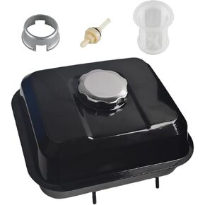 Gas Fuel Tank Carburetor Kit fit for Predator 212cc 196cc 6.5hp for honda GX160 GX200 for Coleman CT200U BT200X KT196 Baja Warrior Massimo MB200 Go Kart Mini Bike Engine (White)