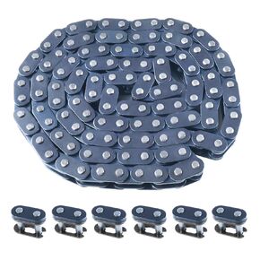 T8F Drive Chain 116 Links for 2 Stroke 43cc 47cc 49cc 50cc Coolster SSR SX50 APC Mini Chopper Rocket Pocket Bike Pit Dirt Bike ATV Quad Mini Moto Ebike Heavy Duty Parts