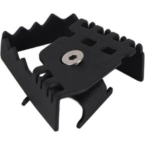 Acouto Motorcycle Rear Brake Extension Pedals Stainless Steel Wide Rear Foot Brake Lever Pedal Enlarge Extension Pad Extender Fit for BMW F800GS F700GS (Black)
