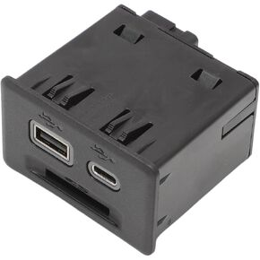 Console USB Connector Auxiliary Jack Adapter for 2018-2020 CT6 XT4 XTS Blazer Acadia Silverado Sierra 1500, Replace 13525431 13529869