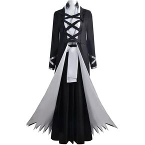 Anime kurosaki Ichigo Cosplay Thousand Year Blood War Arc Male Female Black Kimono Costume Christmas party Set