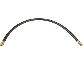 3/8" AIR HOSE ASSEMBLY - 36" - 1/4"-18 (1 FIXED & 1 SWIVEL) - MAX OP 225 psi