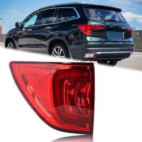 Right Passenger Side LED Outer Tail Light Fit for 2016 2017 2018 Honda Pilot Rear Brake Lamp RH HO2805107 33500TG7A01 HD668-B000R P24243CAPA