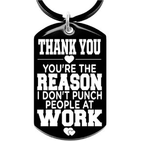 Best Friend Keychain Gifts for Women - Boss Lady Gifts For Women, Work Bestie Funny Birthday Retirement Farewell Going Away Gift Ideas For Coworkers, Office Thank You Appreciation Gifts Female