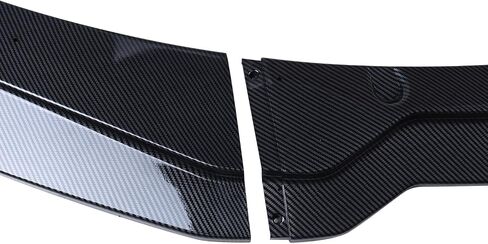 حافة ممتصة للصدمات الأمامية تناسب 2014-2019 Chevy Corvette C7 Z06 & Grand Sport Splitter Spoiler Diffuser Guard Wing Body Kit Air Dam Corvette C7 Accessories #22922352 (ألياف الكربون اللامعة) in Saudi Arabia