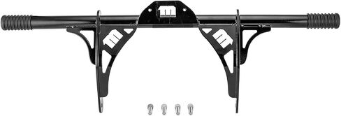 Wsays Front Engine Guard Crash Bar Flat-Out Highway Peg Bar Compatible with Harley Dyna Fat Bob Street Bob Super Glide Low Rider with Mid Control 2006-2017 Models in Kuwait