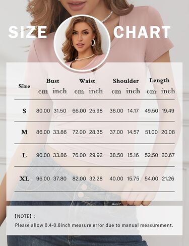 Womens Short Sleeve Basic T-Shirts V Neck Cute Summer Tops Button Down Slim Fit Tees Y2k Clothing 2024 in Saudi Arabia
