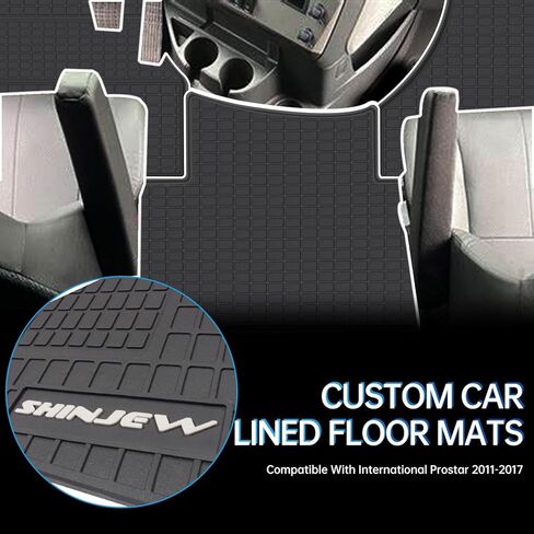 Floor Mats Compatible with International Prostar (2011-2017),Lonestar (2011-2019),LT625 (2018-2020),RH613 (2018-2023),Truck Floor Rubber Mats for International Accessories Includes 2PCS Set in Kuwait
