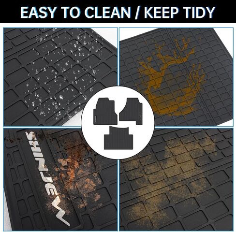 Floor Mats Compatible with International Prostar (2011-2017),Lonestar (2011-2019),LT625 (2018-2020),RH613 (2018-2023),Truck Floor Rubber Mats for International Accessories Includes 2PCS Set in Kuwait