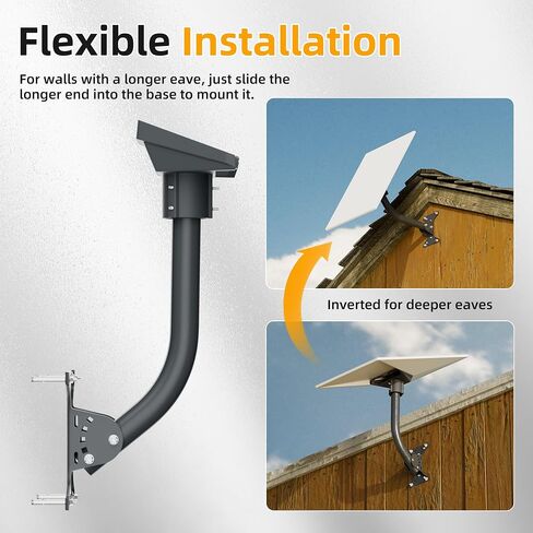 Compatible with Starlink Gen 3 Pipe Adapter Metal Pole Mount Kit for 1" to 2.1" Pipes, for Starlink Gen 3 Mount V3 Dish Kickstand Universal Adapt Thick and Thin Pipes in Saudi Arabia